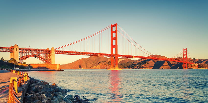 Pont, architecture, Golden Gate Bridge, San Francisco Fond d'écran HD