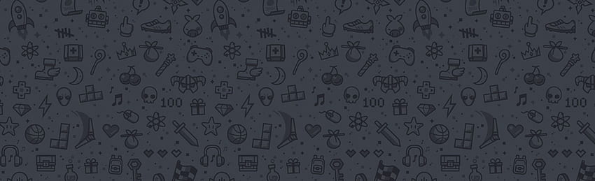 Nintendo-Muster, Nintendo-Schwarz HD-Hintergrundbild