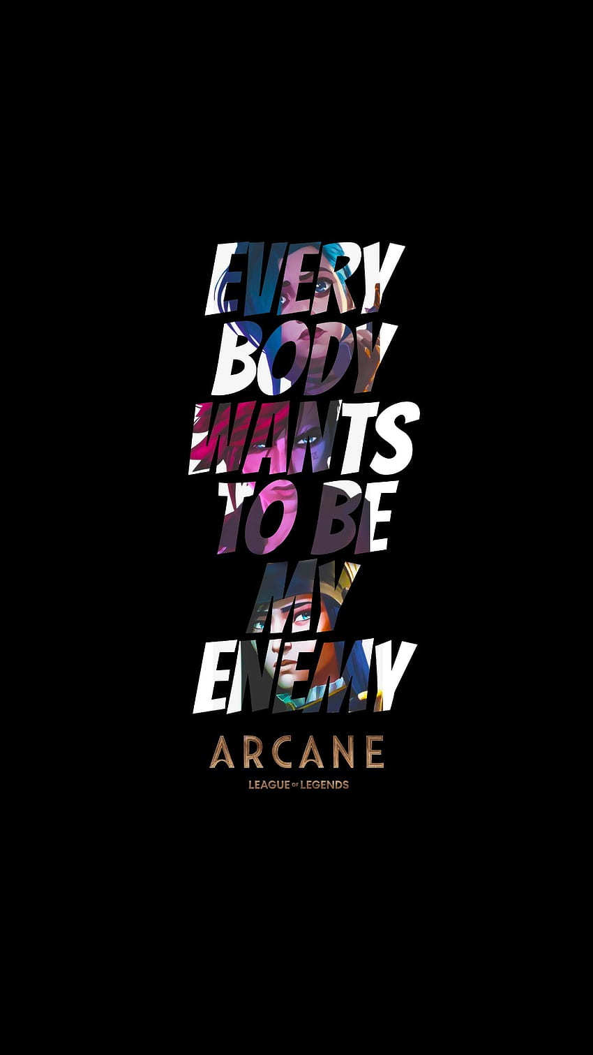 Netflix Arcane Phone - Arcane League Of Legends, Arcane Mobile Fond d'écran de téléphone HD
