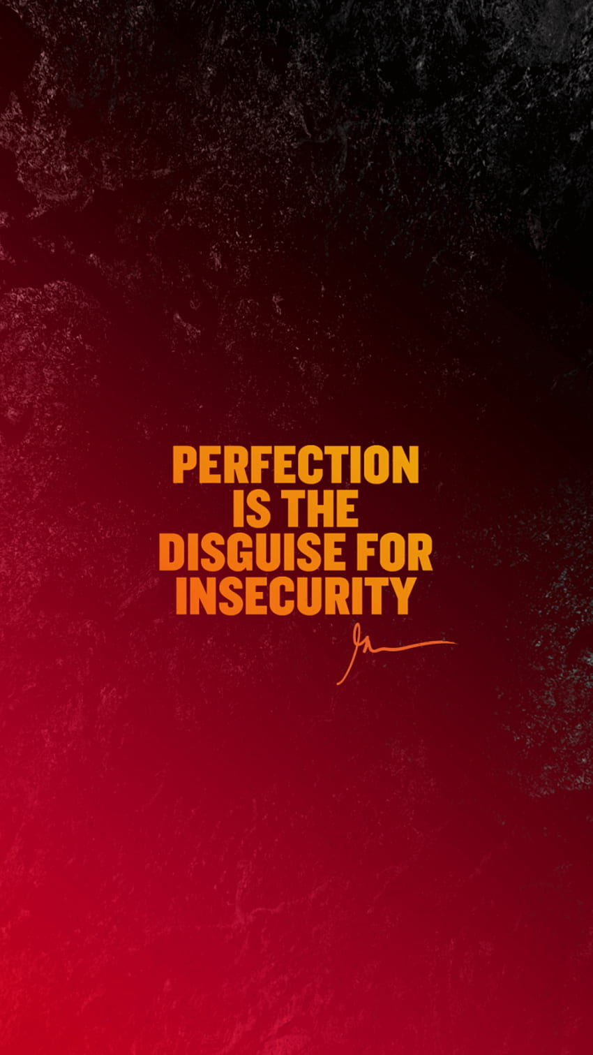 Perfection is the disguise for insecurity – GaryVee HD phone wallpaper