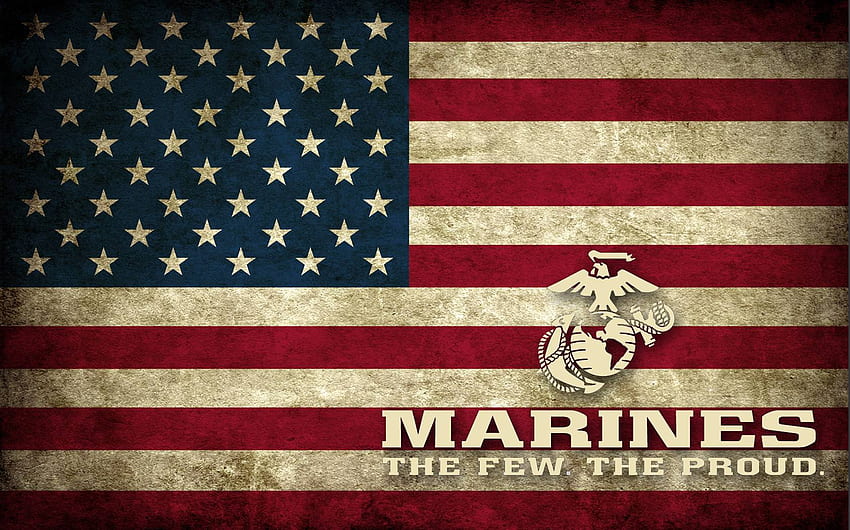 Corps des Marines, drapeau USMC Fond d'écran HD