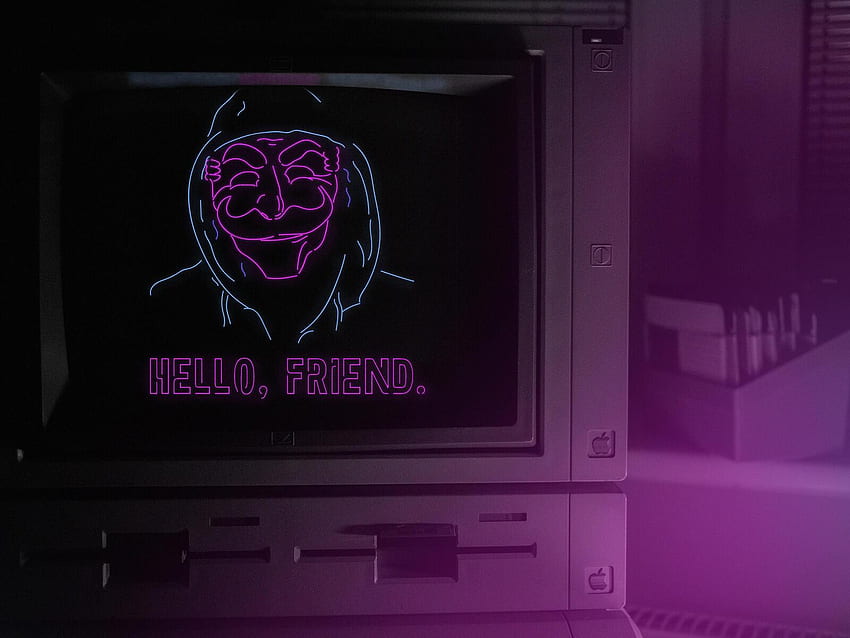 Hello Friend Mr Robot Resolution , , Background e, Purple Robot papel de parede HD