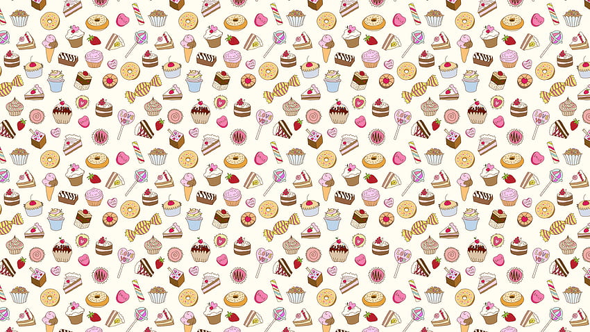 Candy, Cute Cartoon Candy HD wallpaper