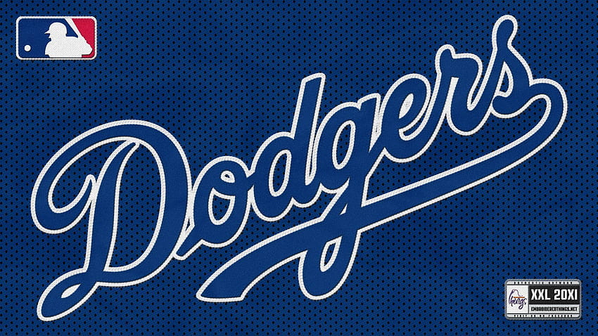 Los Angeles Dodgers, logo Dodgers papel de parede HD
