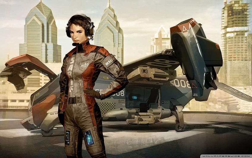 Deus Ex Human Revolution Girl Concept Art, Revolutionary Girl Utena HD wallpaper