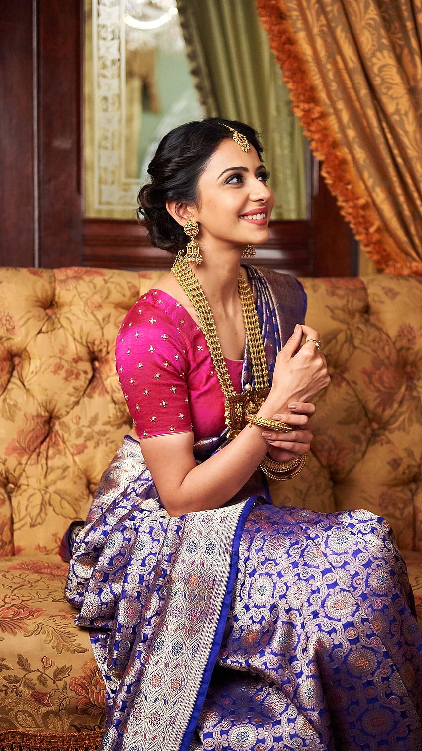 Rakul Preet singh, rakul preet, bridal, telugu actress HD phone wallpaper