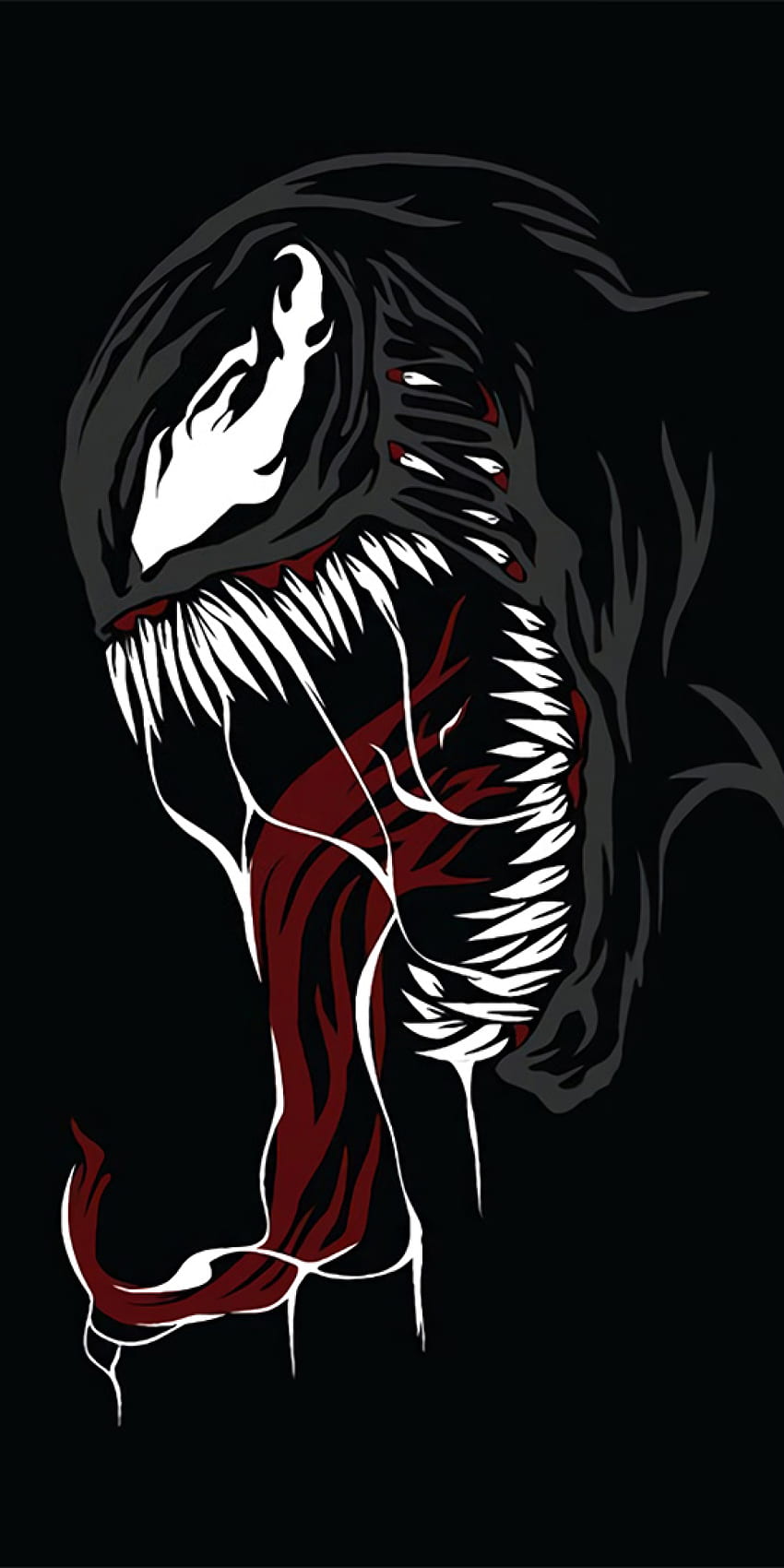 Venom Minimal Resolution , ฮีโร่ , , และพื้นหลัง Venom Amoled วอลล์เปเปอร์โทรศัพท์ HD