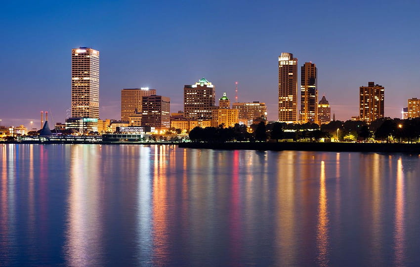 city, the city, USA, Wisconsin, Milwaukee for , section город HD wallpaper