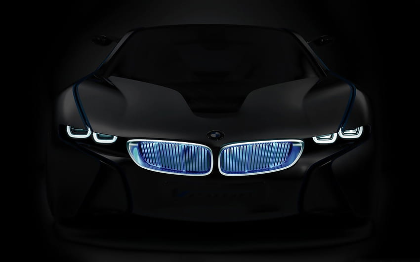 BMW i8 and Background, BMW i8 Roadster HD wallpaper