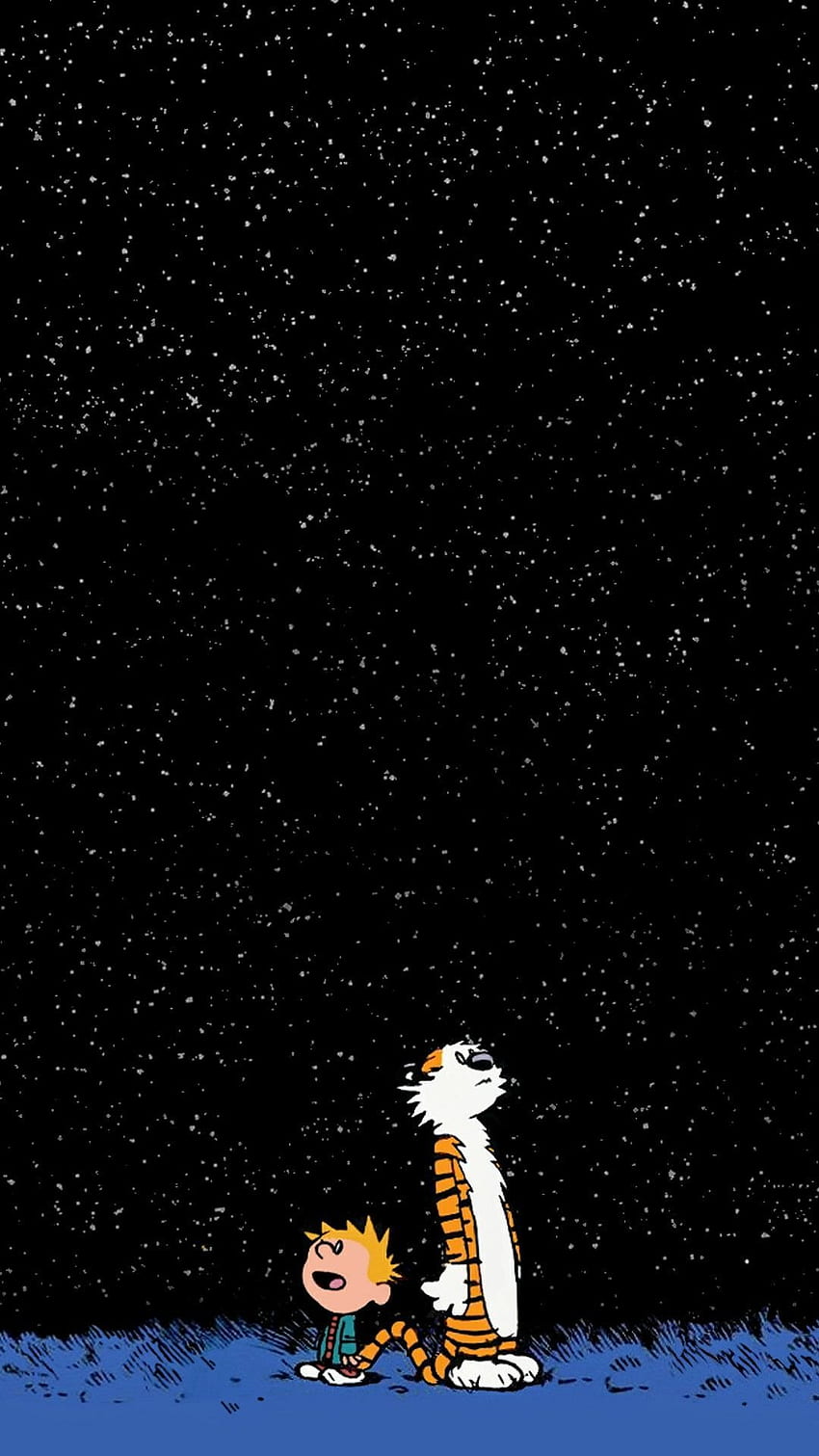Request Can anyone turn this Calvin and hobbes into an, AMOLED HD phone wallpaper