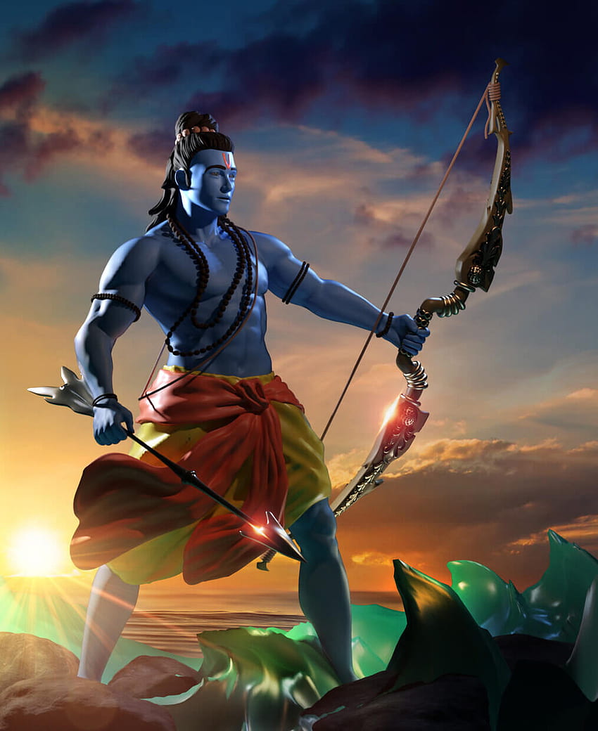 Lord Rama Bhagwan . HIGH QUALITY of Lord Rama Bhagwan , Ram Art HD phone wallpaper