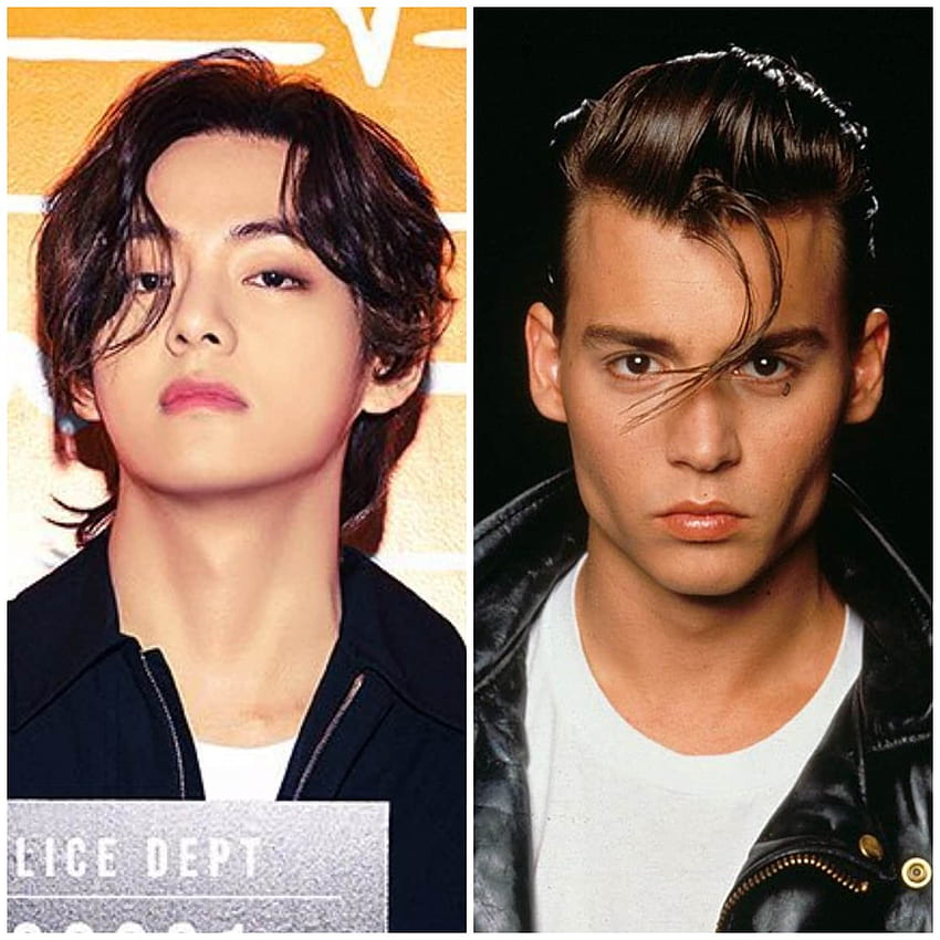 Membro do BTS V diz que Johnny Depp em Cry Baby inspirou seu visual para Summer Song Butter Papel de parede de celular HD