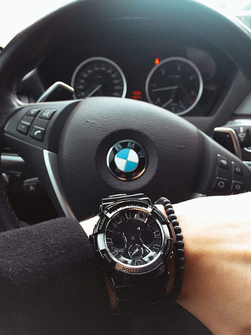 時計とステアリング ホイールのライフ スタイル - BMW HD電話の壁紙