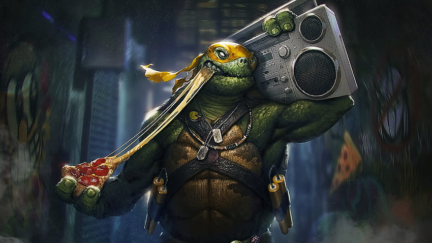 TMNT Mikey , Superheroes, , , Background, and HD wallpaper