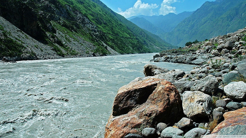 Mountain River 10 Ultra Background for U, Ganga River HD wallpaper