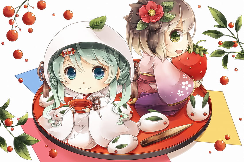 Chibi . Awesome Chibi, Kawaii Christmas Anime HD wallpaper