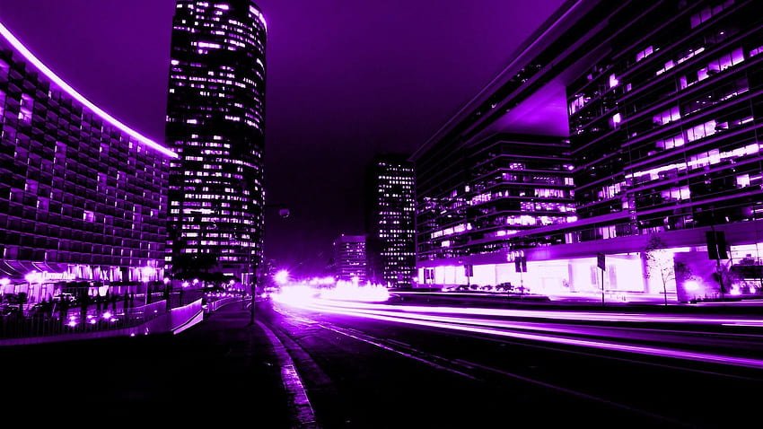 Computer Neon Purple Aesthetic / 46 Purple Neon On afari : Digital, arte digital, obra de arte, ilustração, futurista, cidade futurista papel de parede HD