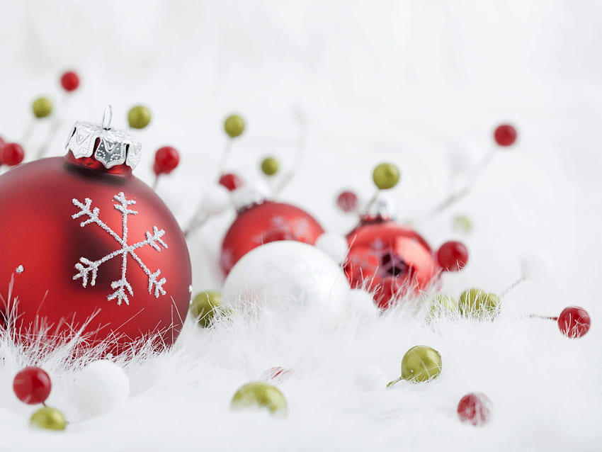 Christmas balls, happy new year, merry christmas, christmas, ball, balls, new year, beauty HD wallpaper