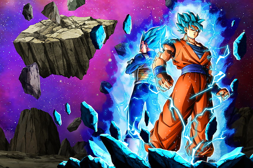 Goku - Vegeta SSGSS [Xkeeperz] by maxiuchiha22. Dragon ball, Dragon ball  artwork, Anime dragon ball super, Goku and Vegeta Blue HD wallpaper | Pxfuel