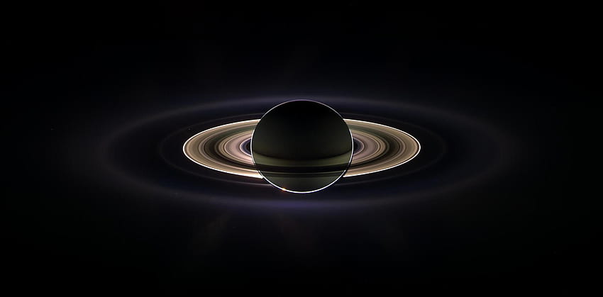 Space . In Saturn's Shadow, Cassini Saturn HD wallpaper