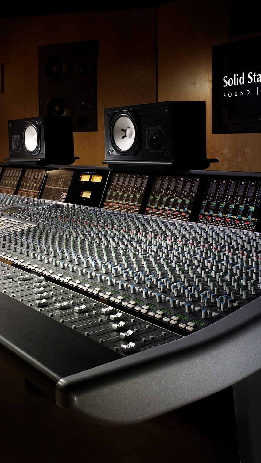 Sound Recording Studio Equipment HD phone wallpaper