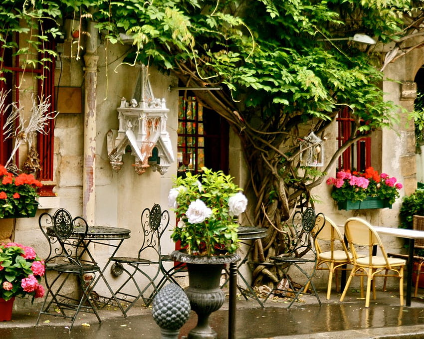 French Bistro, French Cafe HD wallpaper