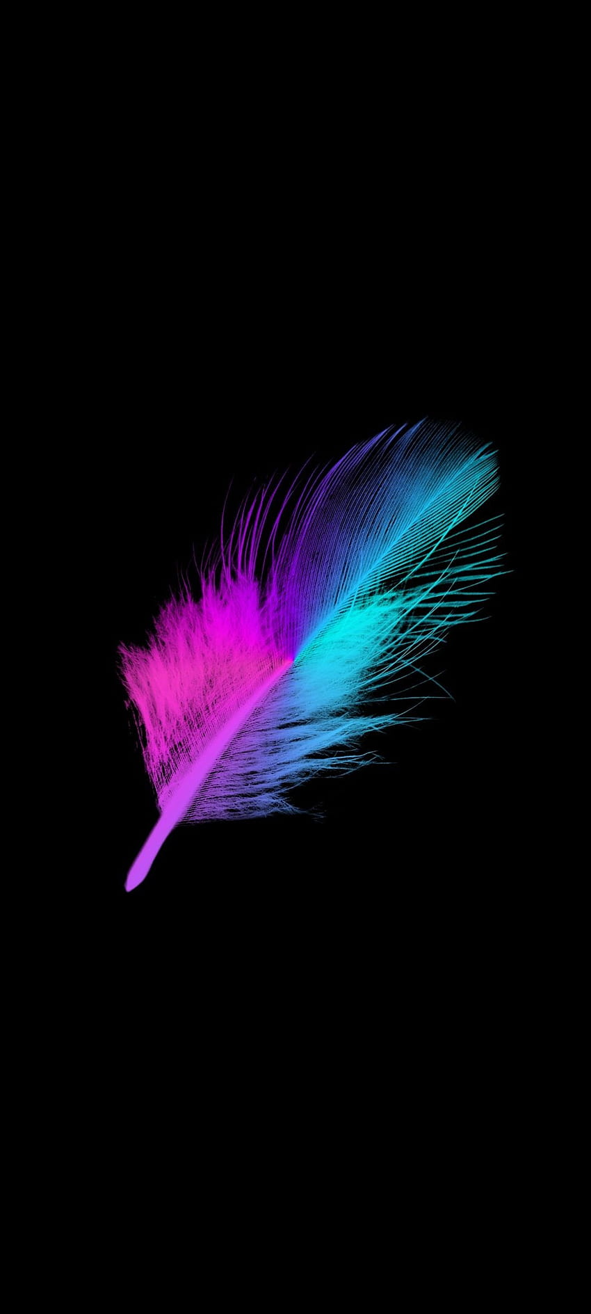 ขนนกสีสันสดใสแบบมินิมอล , Lenovo Feather วอลล์เปเปอร์โทรศัพท์ HD