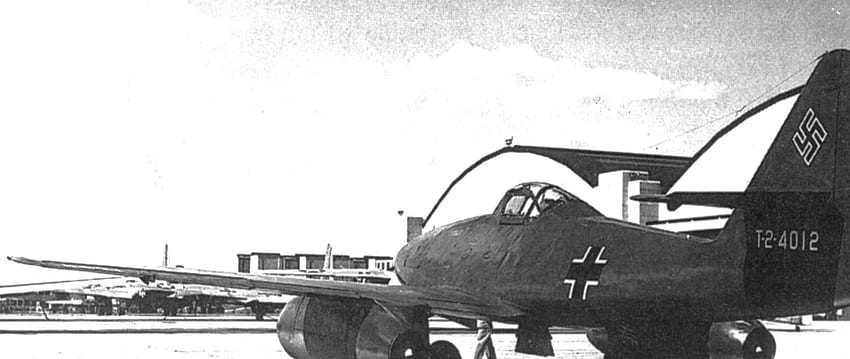 Messerschmitt Me 262 배경 ID - Messerschmitt 나 262 흑백 HD 월페이퍼