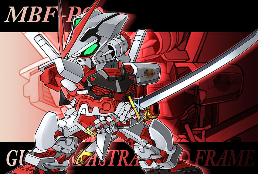 Astray Red Frame - Mobiler Anzug Gundam SEED Anime Board HD-Hintergrundbild
