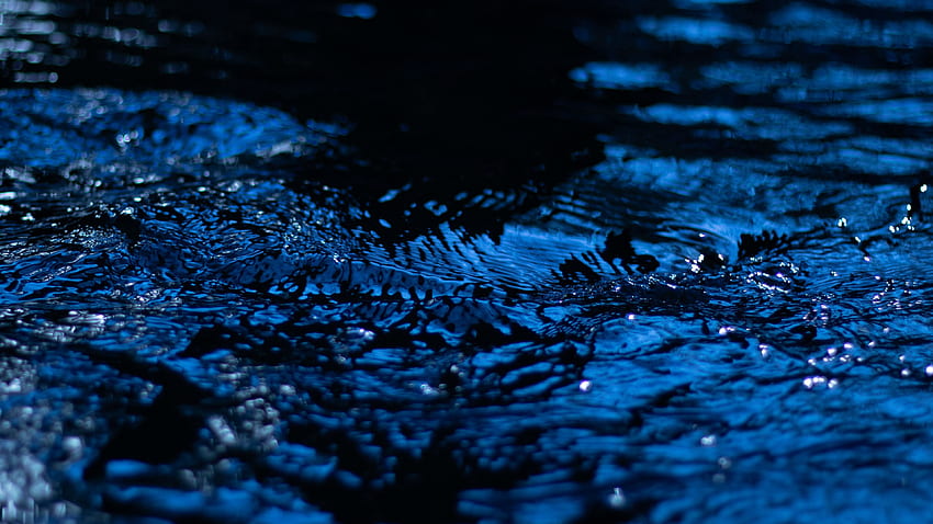 Water, Ripples, Blue, Splash, Macro, Closeup - Blue Water - HD wallpaper