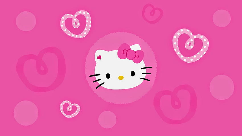 Ei gatinha . Melhor . Hello kitty , Hello kitty , Hello kitty rosa papel de parede HD