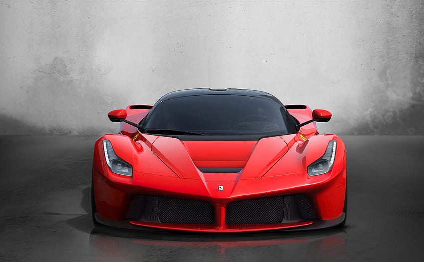 Mobil sport, merah, Ferrari LaFerrari Wallpaper HD