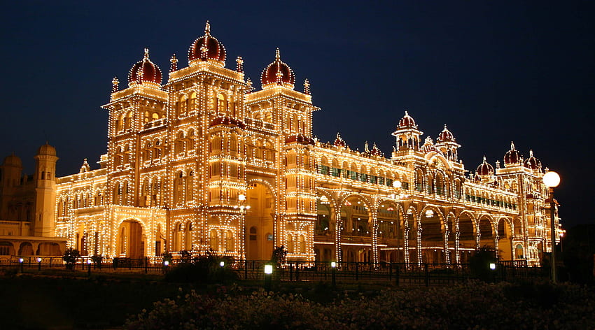 Mysore Palace für Computer. Cool, Palast von Bangalore HD-Hintergrundbild