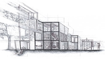 architecture drawing wallpaper