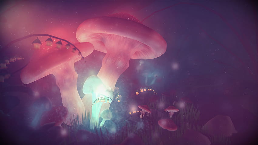 ArtStation - Enchanted Forest Mushroom 02, Charlotte Atkinson, Magic Mushroom Forest HD wallpaper