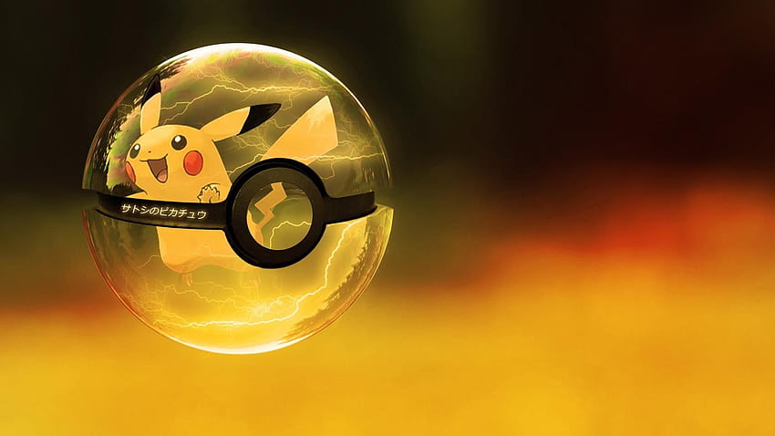 Pikachu poke balls pokemon ubuntu, Cool Pokemon Ball fondo de pantalla