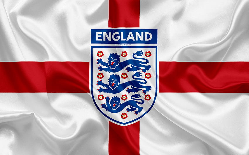 Tim sepak bola nasional Inggris, lambang, logo, bendera, Eropa, bendera Inggris, sepak bola, Piala Dunia dengan resolusi . Kualitas tinggi Wallpaper HD