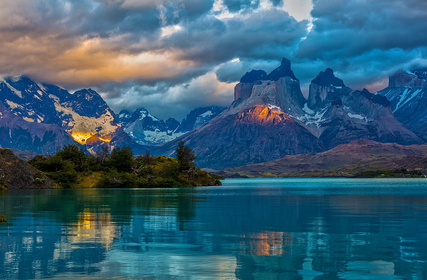 Argentina, lake, Patagonia, mountains, nature, landscape HD wallpaper ...