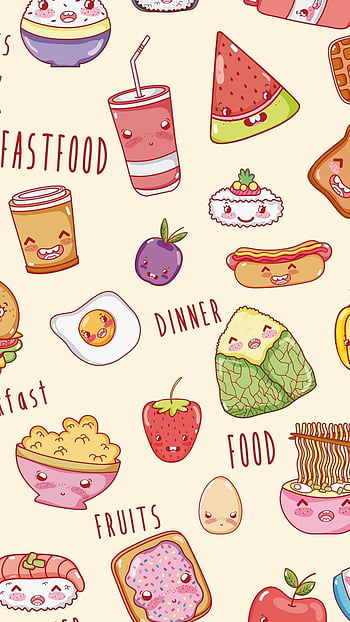 Cute food background collection HD wallpapers | Pxfuel