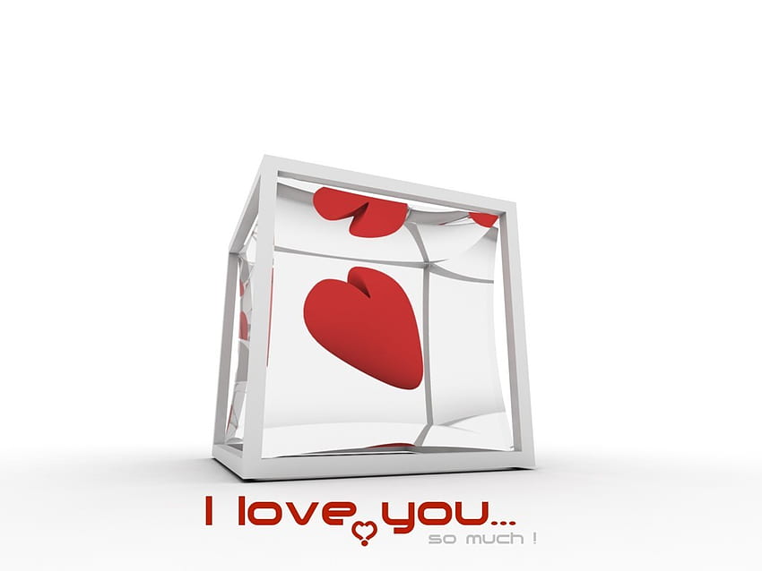 私はあなたを愛しています, バレンタイン, 心, 愛, 赤 高画質の壁紙