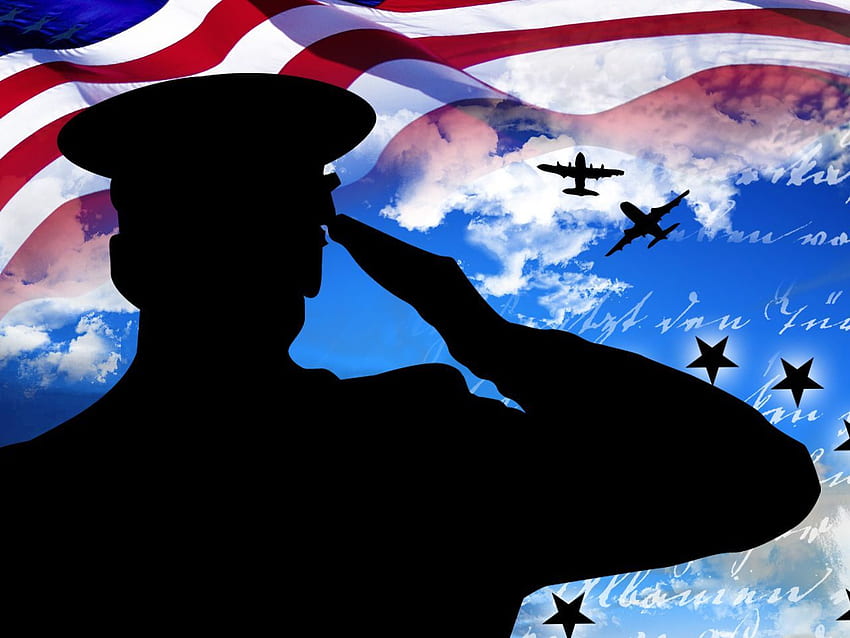 usa symbols silhouette. Beautiful Veterans Day made HD wallpaper