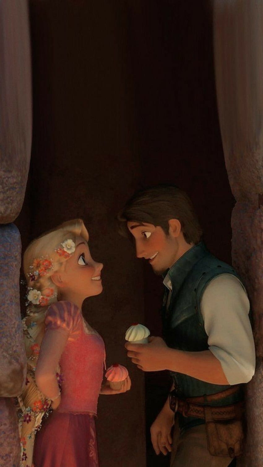 Rapunzel and flynn, tangled, couples, cute HD phone wallpaper