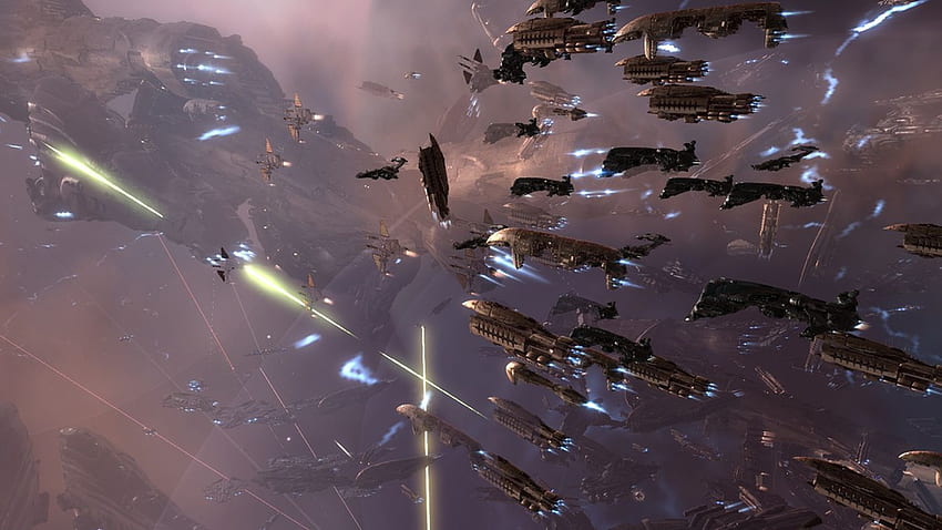 Die größte Weltraumschlacht der Geschichte fordert 2.900 Schiffe und unzählige virtuelle Leben – The Verge, Epic Space Battle HD-Hintergrundbild