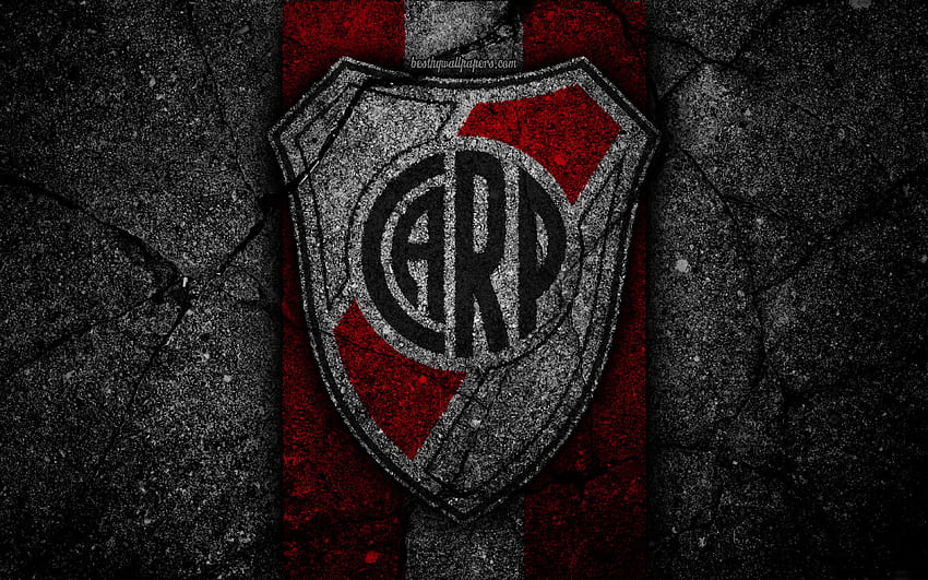 Logo, piłka nożna, klub Atlético River Plate Tapeta HD