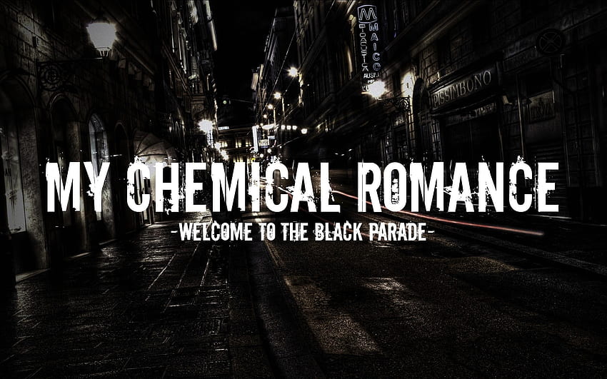 My Chemical Romance - ยินดีต้อนรับสู่ขบวนพาเหรดสีดำ วอลล์เปเปอร์ HD