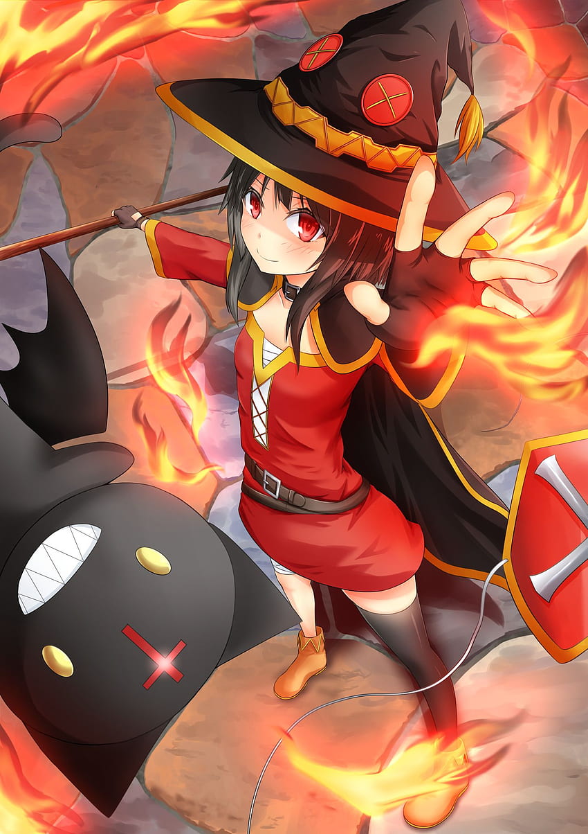 Megumin - Kono Subarashii Sekai ni Shukufuku wo! - Mobile Anime Board HD phone wallpaper