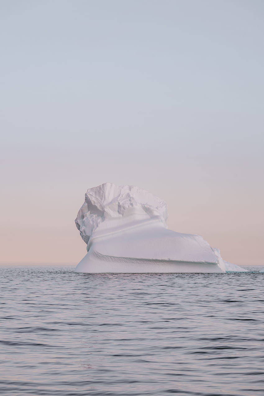 Natura, Crepuscolo, Neve, Crepuscolo, Artico, Iceberg Sfondo del telefono HD