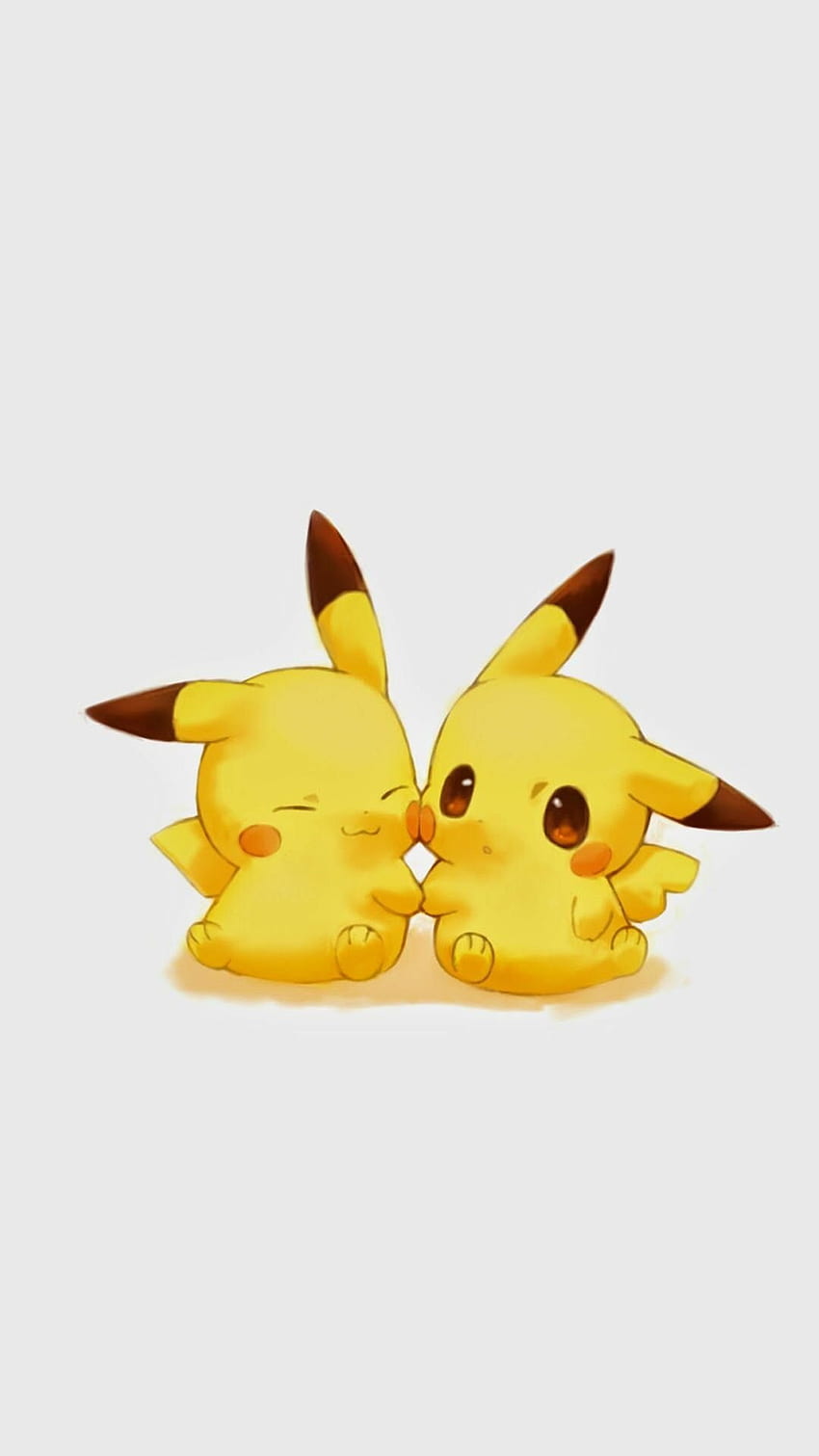 Cute Pikachu, Two Pikachu, Pikachu HD phone wallpaper