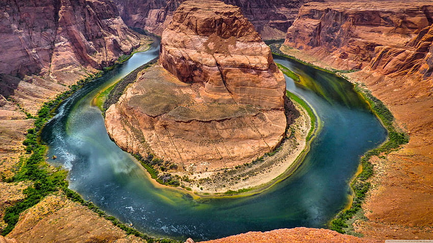 Horseshoe Bend ❤ für Ultra TV • Weite, Arizona-Landschaft HD-Hintergrundbild