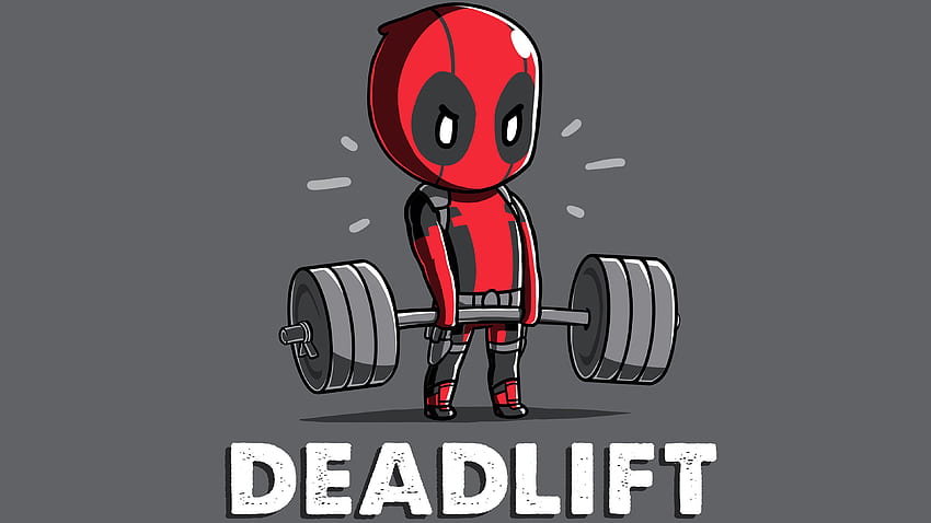 Deadpool, deadlift, funny HD wallpaper